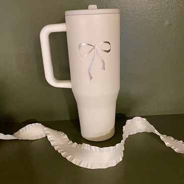 Etching on Stainless Steel Tumbler