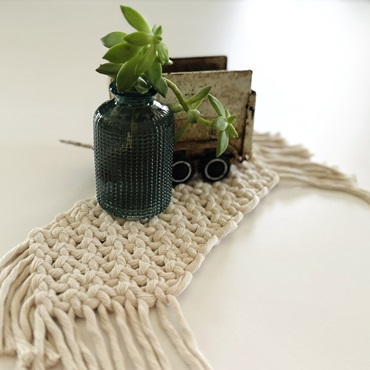 Boho Macrame Runner