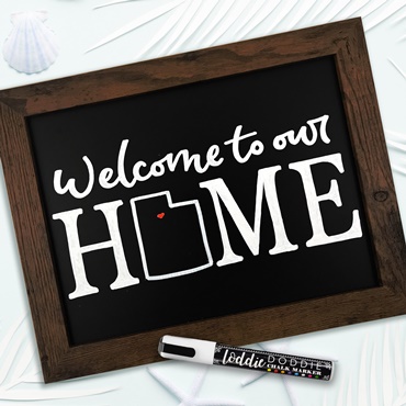 Welcome Home Utah Sign