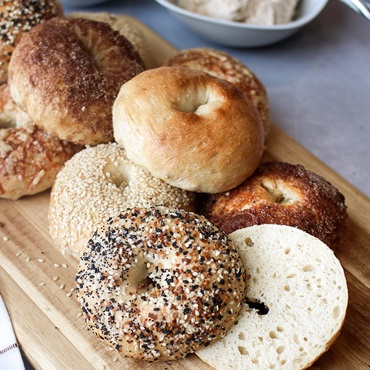 Sourdough Bagels