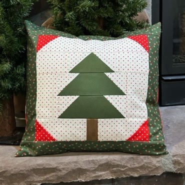 Patchwork Christmas Pillow 