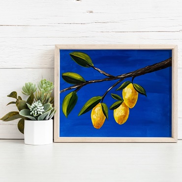 Lemon Branch Canvas