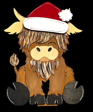 12" Highland Cow