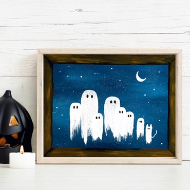 Customizeable Ghost Family Portrait