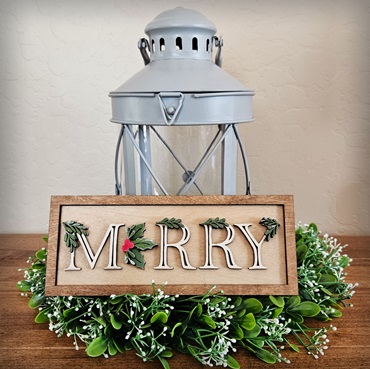 Merry Entrance Sign