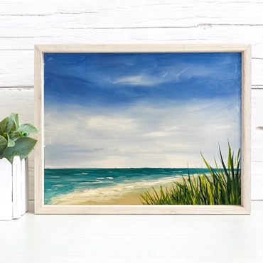 Sandy Beach Canvas