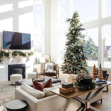 Styling Your Tree, Mantle, and Entry for the Holidays