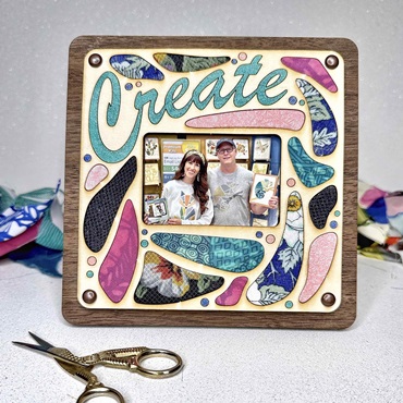 Fabric Art Picture Frame